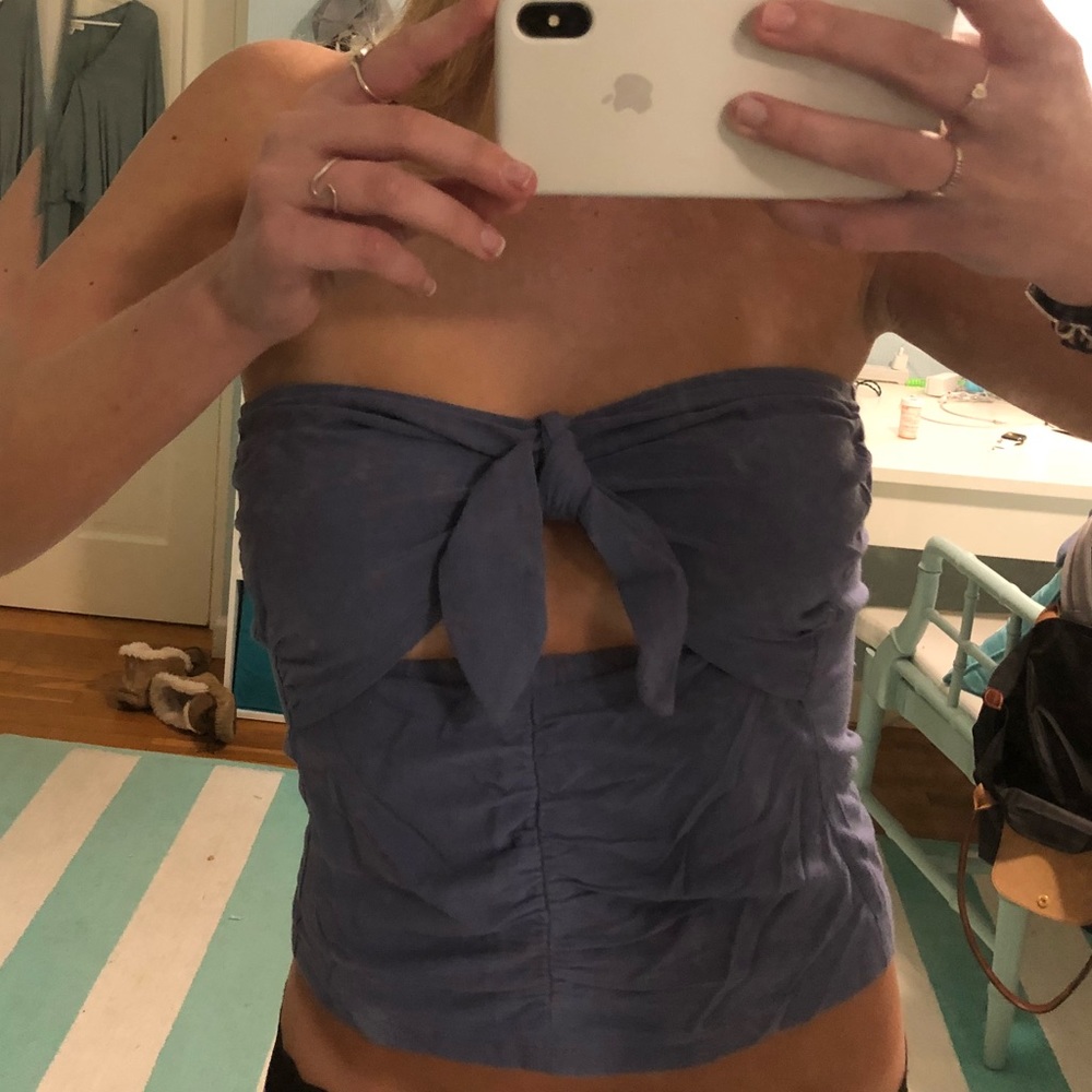 Strapless Free People Top